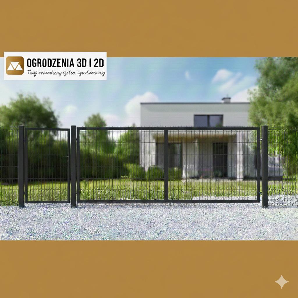 Ogrodzenia panelowe 3D i 2D